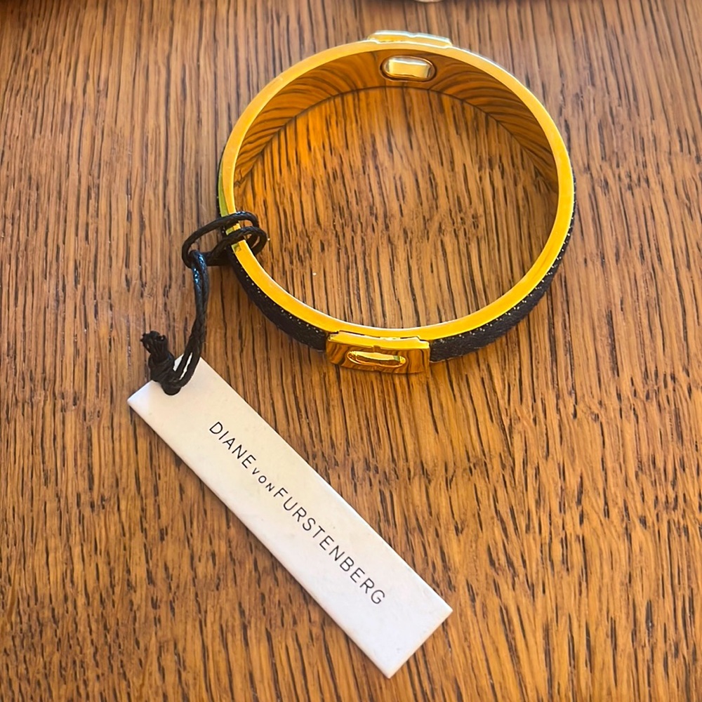 Diane Von Furstenberg denim bracelet
